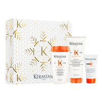 Kérastase Nutritive Holiday Set with Bain Satin shampoo, Lait Vital conditioner and Nectar Thermique heat protectant